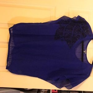 Electric blue blouse